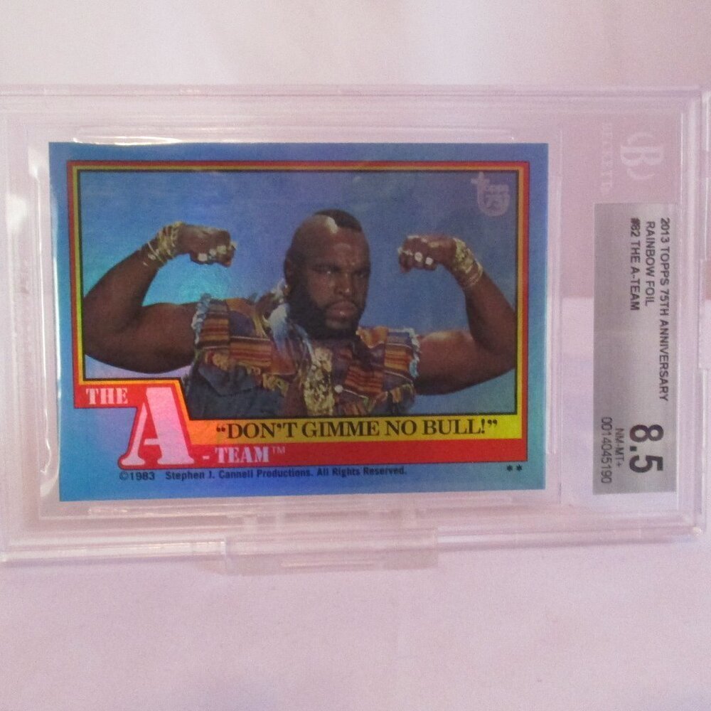 2013 TOPPS 75TH ANNIVERSARY RAINBOW FOIL #52 THE A TEAM NM-MT+ 8.5